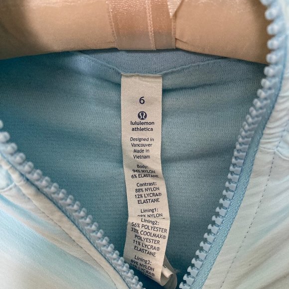 Lululemon In Flux Hoodie Jacket • Caspian Blue • Fits 2-4 (size 6) - Picture 8 of 11